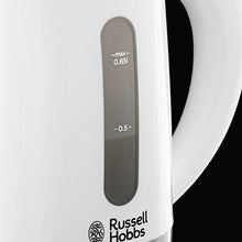 Load image into Gallery viewer, Russell Hobbs 23840 Compact Travel Electric Kettle, Plastic, 1000 W, White