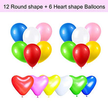 Load image into Gallery viewer, 48PCS Rainbow Birthday Decoration SZHTFX Colourful Happy Birthday Party Decorations Set for Women Boys and Girls Happy Birthday Banner 18pcs Balloon 8pcs Paper Pom Poms Garland 6pcs Hanging Swirls
