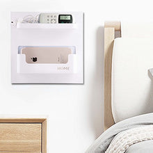 Load image into Gallery viewer, Easy Eco Life Bedside Shelf Accessories Organizer- Wall Mount Self Stick On,ideal for Glasses,Remote,Earphone, Cell Phone Charger,Manicure Kit