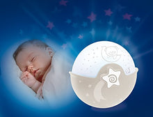 Load image into Gallery viewer, Infantino Soothing Light and Projector - Clip-on Crib Night Light with Grow-With-Me Design, Starry Night Projector and Tabletop Light with Built-in Melodies and Sound Sensors