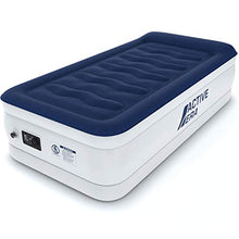 Load image into Gallery viewer, Active Era Luxury Single Size Air Mattress - Elevated Inflatable Air Bed, Electric Built-in Pump, Raised Pillow & Structured I-Beam Technology