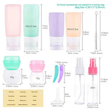 Load image into Gallery viewer, 16 Pack Travel Bottles Set for Toiletries, Morfone TSA Approved Travel Containers Leak Proof Silicone Squeezable Travel Accessories 2oz 3oz for Shampoo Conditioner Lotion Body Wash (BPA Free)