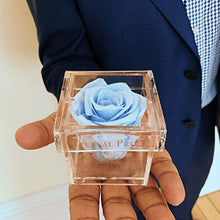 Load image into Gallery viewer, Eternal Petals Solo - A Real Rose That Lasts A Year - Perfect Unique Gift for Women, Men, Birthday Gift (Deep Red)