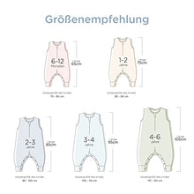 Load image into Gallery viewer, DuoMiaoMiao Baby Sleeping Bag with Legs, Summer Sleeping Bag with feet 0.5 TOG, 100% Cotton Baby Wearable Blanket Baby Sleeping Bag 6-18 months
