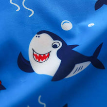 Load image into Gallery viewer, Cutebbclo Baby Boy Swimming Suit Swinsuit Boys Swimwear Toddler Rash Guard Zipper One Piece Short Sleeve Sunsuit Beach Bathing Suits (A-Blue), 1-2 Years