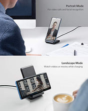 Load image into Gallery viewer, Anker Wireless Charger, PowerWave Stand, Qi-Certified for iPhone 12, 12 Mini, 12 Pro Max, SE, 11, 11 Pro, 11 Pro Max, XR, Xs Max, 10W Fast-Charging Galaxy S20 S10 S9 S8, Note 10 (No AC Adapter)