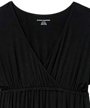 Load image into Gallery viewer, Amazon Essentials Women's Surplice Dress, Black, L