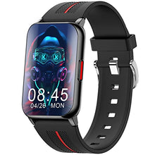 Load image into Gallery viewer, Smart Watch,1.57'' Fitness Tracker with Heart Rate Sleep Monitor,Step Counter Smart watch with Message Notification IP68 Waterproof for Women,Men,Teenagers (1.57inch, black)