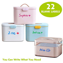 Load image into Gallery viewer, Hebayy 242 Pcs Laundry Room Organization Labels Printed Customizable Water Resistant Stickers with Perforation Line in Various Sizes for Bathroom Laundry Closet Farmhouse Containers Bins