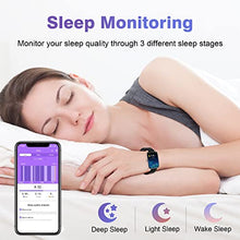 Load image into Gallery viewer, Smart Watch for Women Men, Lively Life Fitness Tracker with Heart Rate Monitor, 1.7 Inch Full Touch Screen Ladies Smart Watch IP68 Waterproof Sports Smartwatch for Women Men Android iOS Phones