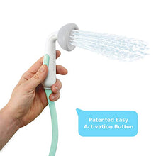 Load image into Gallery viewer, Yookidoo Elephant Baby Bath Shower Head - Gentle Water Pump and Trunk Spout Rinser - Bathtub Toy for Newborn Babies in Tub Or Sink (Turquoise)