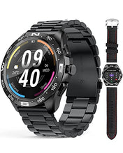 Load image into Gallery viewer, FMK Smart Watch Fitness Full Touch Screen Watch for Men, Call Dial and Text Notification Smart Watch with 24h Heart Rate Blood Pressure Sleep Monitor, IP68 Waterproof Pedometer for iOS Android