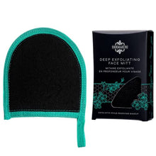 Load image into Gallery viewer, Dermasuri Deep Exfoliating Face Mitt Black FMIC