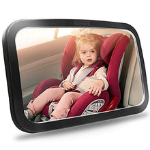Load image into Gallery viewer, Shynerk Baby Car Mirror, Safety Car Seat Mirror for Rear Facing Infant with Wide Crystal Clear View, Shatterproof, Fully Assembled, Crash Tested and Certified