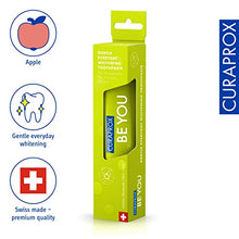 Load image into Gallery viewer, Curaprox Be You Apple + Aloe Vera Toothpaste Green 60ml - Gentle Everyday Whitening Toothpaste - SLS Free, Microplastic Free, Triclosan Free, Fluoride Toothpaste