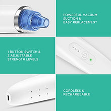 Load image into Gallery viewer, VOYOR Blackhead Remover Vacuum Suction Facial Pore Cleaner Electric Acne Comedone Extractor Kit with 6 Microcrystalline Head for Women and Men Black Heads Extraction BR410
