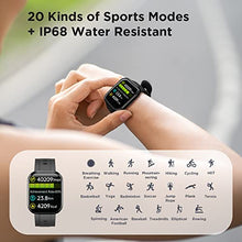 Load image into Gallery viewer, 1MORE Smart Watch, Fitness Tracker with Heart Rate Blood Pressure, Sports Smartwatch IP68 Waterproof, 1.65" Full Touch Screen Fitness Watch for Men Women Teenager Compatible Android Ios