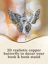 Load image into Gallery viewer, Toirxarn Metal Feather Bookmark Mother's Day Gift Birthday Women Butterfly Book Mark for Book Lovers Librarian Readers Mom Teachers Lady Female Her Bookworm.