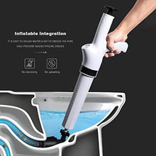 Load image into Gallery viewer, Sahara Brands Heavy Duty Plunger | 9 In 1 Powerful Air Pressured Toilet Plunger Kit for Clogged Toilets, Drains, Sinks and Gutters | Plungers for Bathroom with Built-In Pump and Multiple Attachments