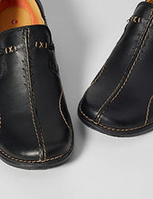 Load image into Gallery viewer, Clarks Women's Slip-On Flats Shoes Un Loop Black Leather, 7 UK