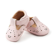 Load image into Gallery viewer, ESTAMICO Baby Girls Sneakers PU Leather Anti-Slip Summer Infant Prewalker Shoes Pink 0-6 Months