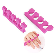 Load image into Gallery viewer, Dacitiery 20 Pcs Foam Toe Finger Separator Disposable Soft Sponge Nail Toe Separator Divider Spacer for Pedicure Manicure Nail Art Accessories Tools