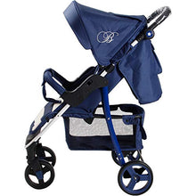 Load image into Gallery viewer, My Babiie Billie Faiers MB30 Blue Stripes Pushchair