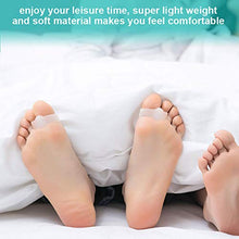 Load image into Gallery viewer, Zinyakon Two Hole Big Toe Separator and Straightener, 12 Pack of Silicone Big Toe Spacer, Toe Corrector for Overlapping Toes, Bunion Pain Relief