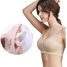 Load image into Gallery viewer, Aigori 2 Packs Maternity Bra for Breastfeeding Wirefree Sleep Nursing Bras M Black +Beige