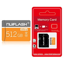 Load image into Gallery viewer, 512GB Micro SD Card 512GB TF Card Class 10,Micro Flash Memory Card 512GB with SD Card Adapter for Smartphone/Bluetooth Speaker/Tablet/PC/Camera
