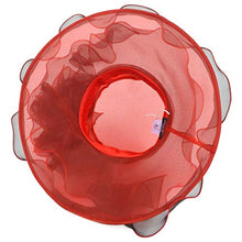 Load image into Gallery viewer, VECRY Women's Organza Church Derby Fascinator Bridal Wedding Hat (Red1)