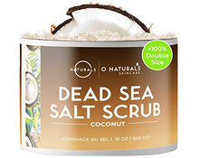 Load image into Gallery viewer, O Naturals Ultra Hydrating Coconut Dead Sea Scrub - Skin Smoothing Body Scrub Exfoliator & Foot Scrub, Anti Cellulite Body Exfoliator & Exfoliating Face Scrub / Facial Scrub To Fight Acne & Dead Skin