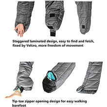 Load image into Gallery viewer, YLWJ Sleeping Bag with Arms and Legs Camping 0 Degree Sleeping Bag Wearable Lightweight Waterproof Warm & Cold Weather - 5℃/5℃ for Adults & Kids