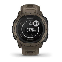 Load image into Gallery viewer, Garmin Instinct - Tactical Edition Rugged Outdoor Smartwatch, Built-in Sports Apps and Health Monitoring, Coyote Tan