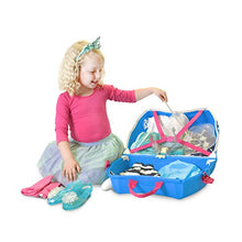 Load image into Gallery viewer, Trunki Children’s Ride-On Suitcase: Pearl Princess Carriage (Blue)
