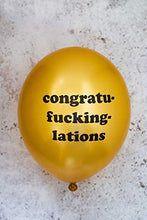 Load image into Gallery viewer, Congratulations well done balloons decorations - for graduation, exam results, driving test, new job, promotion - 12 pack