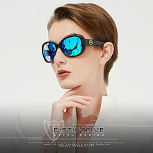 Load image into Gallery viewer, ATTCL Womens Classic Polarized Sunglasses for Women Trendy Oversized Sunglass with UV Protection 3011 C2 Black+blue