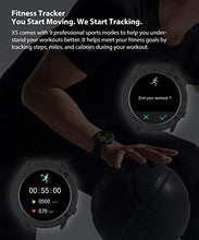 Load image into Gallery viewer, Blackview Sports Smartwatch,2022 Smart Watch for Men Women with Heart Rate Monitor, Fitness Watch with Sleep Monitor, 1.3 Inch IP68 Waterproof Activity Tracker Watch for Android IOS Phone(Black)