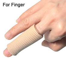 Load image into Gallery viewer, DYKOOK Cuttable Toe Tubes 5 Pcs, Made of Elastic Fabric Lined with Silicone Gel. Toe Sleeve Protectors Relief Toe Pressure Pain,Corn and Calluses Remover (for Middle Toes).