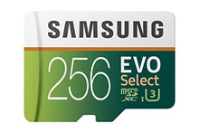 Load image into Gallery viewer, Samsung EVO Select 256GB microSDXC UHS-I U3 100MB/s Full HD & 4K UHD Memory Card with SD Adapter (MB-ME256HA/EU) - Amazon Exclusive