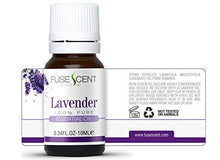 Load image into Gallery viewer, Fuse Scent Lavender Essential Oil - 100% Pure & Natural – Scented Oil, UNDILUTED, Premium – Perfect for Aromatherapy, Relaxation & More! – 10ml