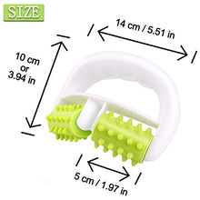 Load image into Gallery viewer, MURLIEN Cellulite Massager, Anti Cellulite Massage Roller for Muscle Soreness and Remove Cellulite, Body Roller Brush for Shoulder, Arms, Buttocks, Back, Abdomen, Legs and Calves – Green/White