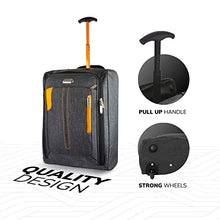 Load image into Gallery viewer, Keplin Lightweight Wheeled Cabin Approved Travel Bag Suitcase Trolley Hand Luggage, Red