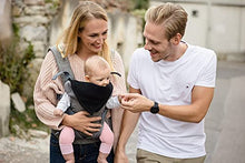 Load image into Gallery viewer, You+Me 4-in-1 Convertible Baby Carrier with 3D Cool Air Mesh - Heather Grey - Wear with a Newborn as Small as 8 lbs, and Infants up to Toddler of 32 pounds.