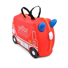Load image into Gallery viewer, Trunki Children’s Ride-On Suitcase & Kid's Hand Luggage: Frank Fire Engine (Red)