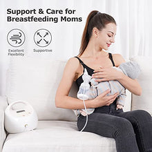 Load image into Gallery viewer, Hands Free Pumping Bra, Momcozy Adjustable Breast-Pumps Holding and Nursing Bra, Suitable for Breastfeeding-Pumps by Lansinoh, Philips Avent, Spectra, Evenflo and More(Black,X-Small)