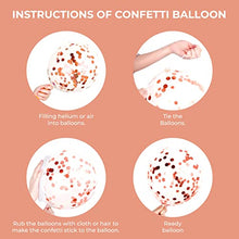 Load image into Gallery viewer, Rose Gold Birthday Decorations | Happy Birthday Banners With Heart Star Foil Confetti Balloons| Giant Champagne Foil Balloons | Birthday Decoration For Girls With Tissue Paper Pompoms