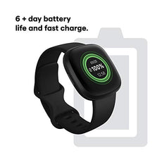 Load image into Gallery viewer, Fitbit Versa 3 Health & Fitness Smartwatch with GPS, 24/7 Heart Rate, Voice Assistant & up to 6+ Days Battery, Black/Black