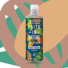 Load image into Gallery viewer, Faith In Nature Natural Shea and Argan Body Wash, Nourishing, Vegan and Cruelty Free, No SLS or Parabens, 400 ml
