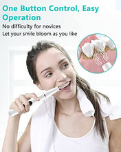 Load image into Gallery viewer, Teeth Cleaning Kit, OVIFM Plaque Remover for Teeth with 3 Cleaning Heads and 3 Modes, USB Rechargeable Tartar Remover for Teeth for Adults/ Children/ Elderly